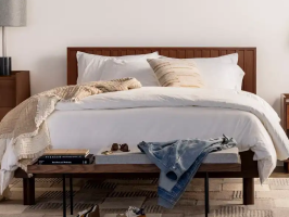Chorus Bed with Wood Headboard featured image