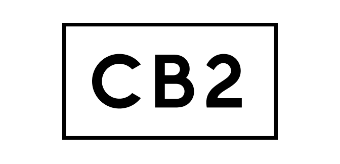CB2 Swivel Chair logo