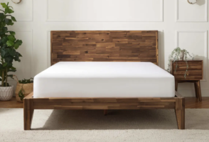 Wooden Bed Frame with Headboard featured image