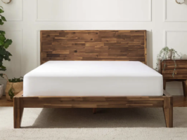Wooden Bed Frame with Headboard featured image